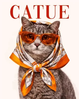 Classy Cat Paint By Numbers