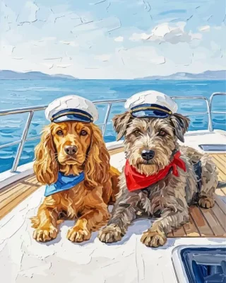 Cool Dogs Paint By Numbers 