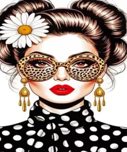 Cool Lady Paint By Numbers