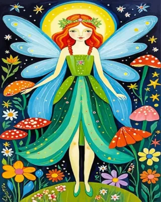Fairy Girl Art Paint By Numbers 