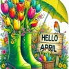 Hello April Paint By Numbers