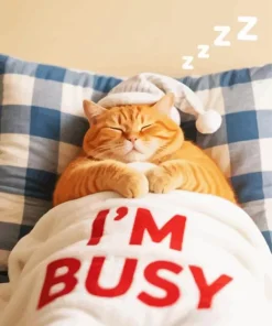 Lazy Cat Paint By Number