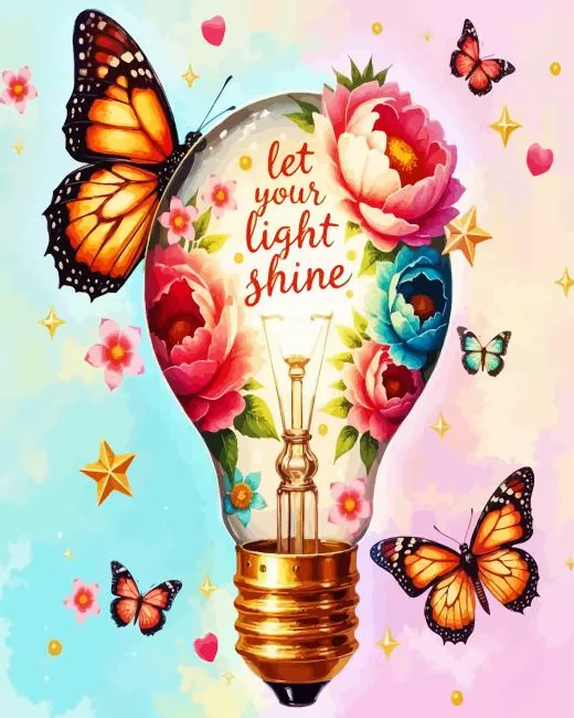 let your light shine paint by number Let Your Light Shine Paint By Numbers