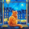 Lonely Cat Paint By Numbers