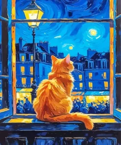 Lonely Cat Paint By Numbers