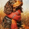 Lonely Dog Paint By Numbers
