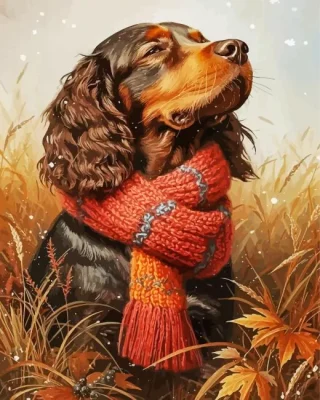 Lonely Dog Paint By Numbers 