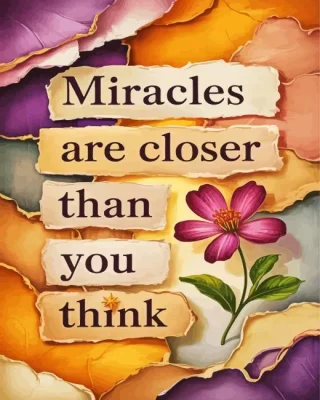 Miracles Art Paint By Numbers