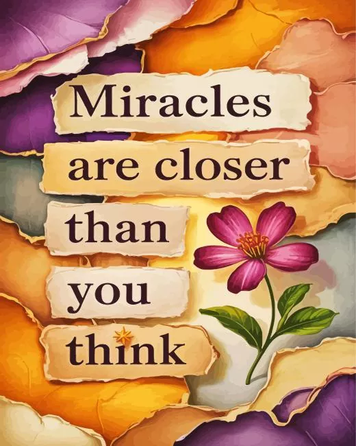 miracles paint by number Miracles Art Paint By Numbers