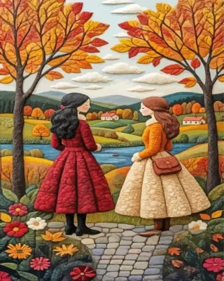 Whimsical Friends Paint By Numbers