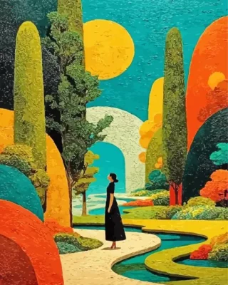 Minimalist Lady Paint By Numbers
