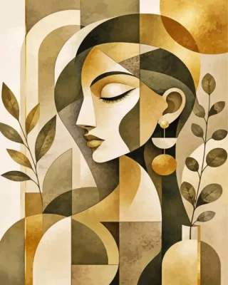 Minimalist Woman Paint By Numbers