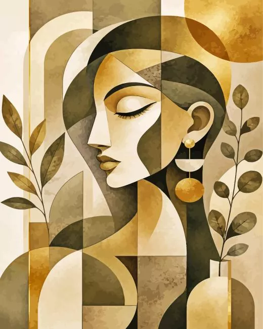 minimalist woman paint by number Minimalist Woman Paint By Numbers