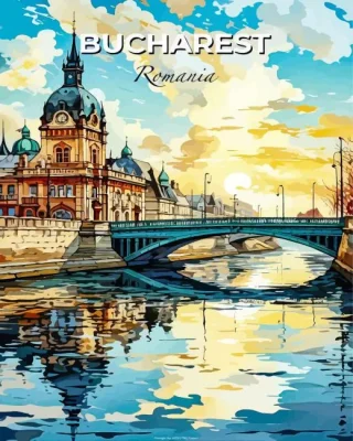 Bucharest Romania Paint By Numbers 