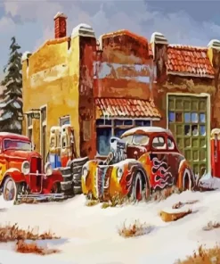 Dale Klee Frozen Flames Paint By Numbers