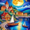 Whimsical Landscape Paint By Numbers