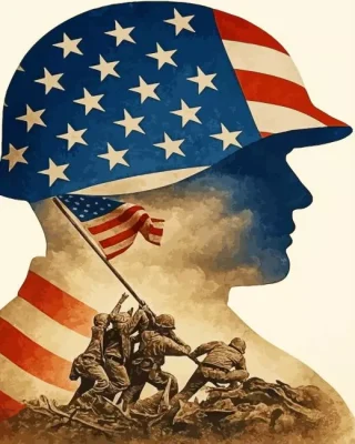 Memorial Day Paint By Numbers 