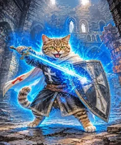 Warrior Cat Paint By Numbers